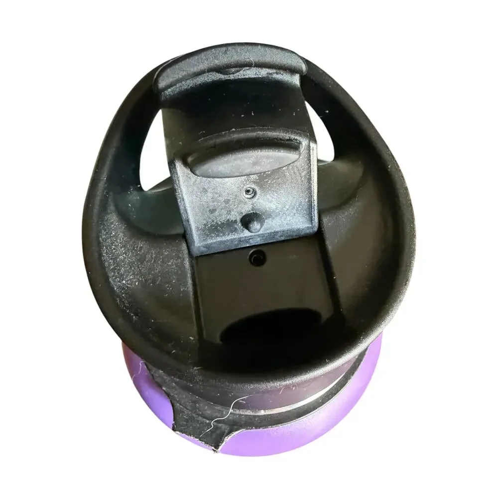 Hydro Flask Purple Insulated Stainless Steel Water Bottle with Flip/Straw Lid